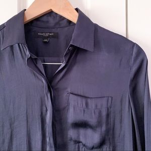 Banana Republic Parker tie-cuff blouse